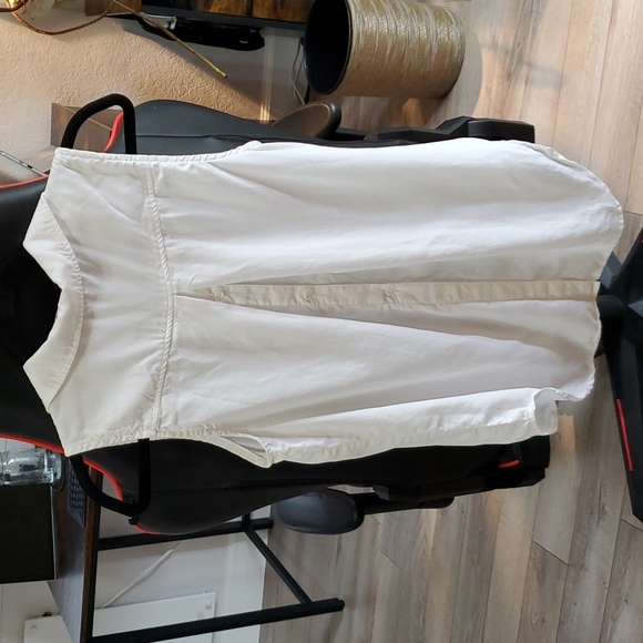 Cloth & Stone Tencel Lyocell White Button Shirt - Picture 4 of 6